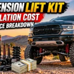 suspension lift kit installation cost